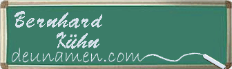 Bernhard Kühn Visitenkarte